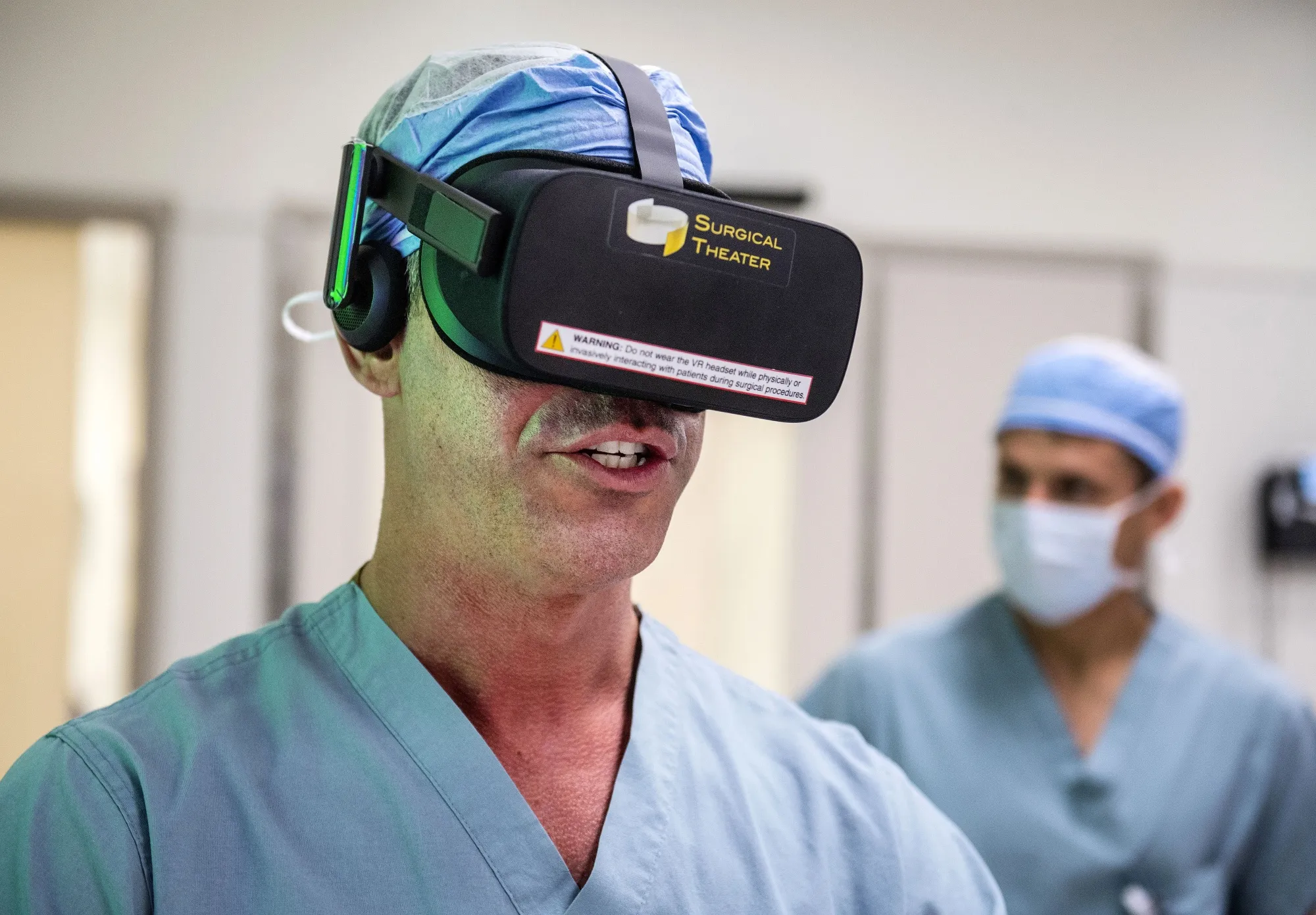 VR doctor training.