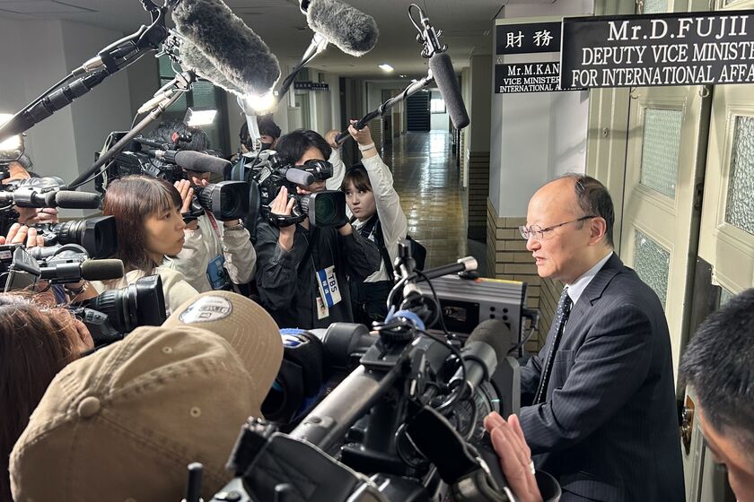 Japan’s Top Currency Official Masato Kanda Briefs Media 