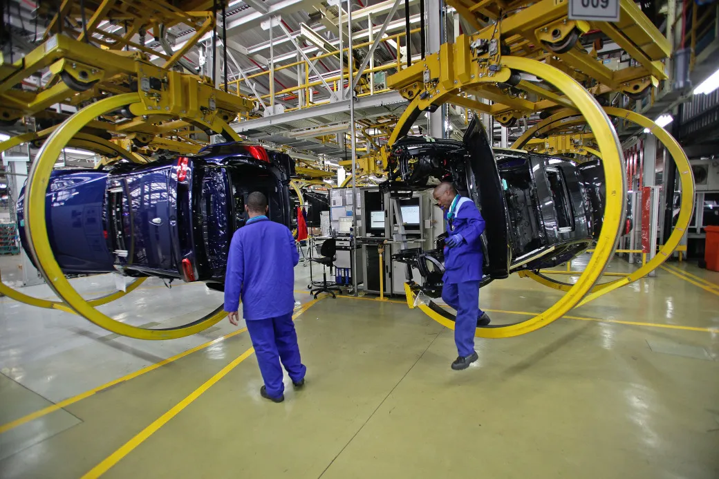Automobile Manufacture At BMW AG's Rosslyn Plant