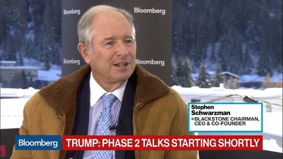 Trump Was Defending Record at Davos, Says Blackstone CEO Schwarzman
