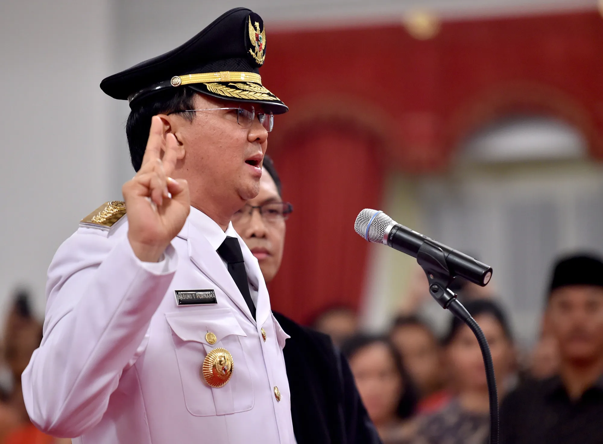 Basuki Tjahaja Purnama, also known as Ahok.
