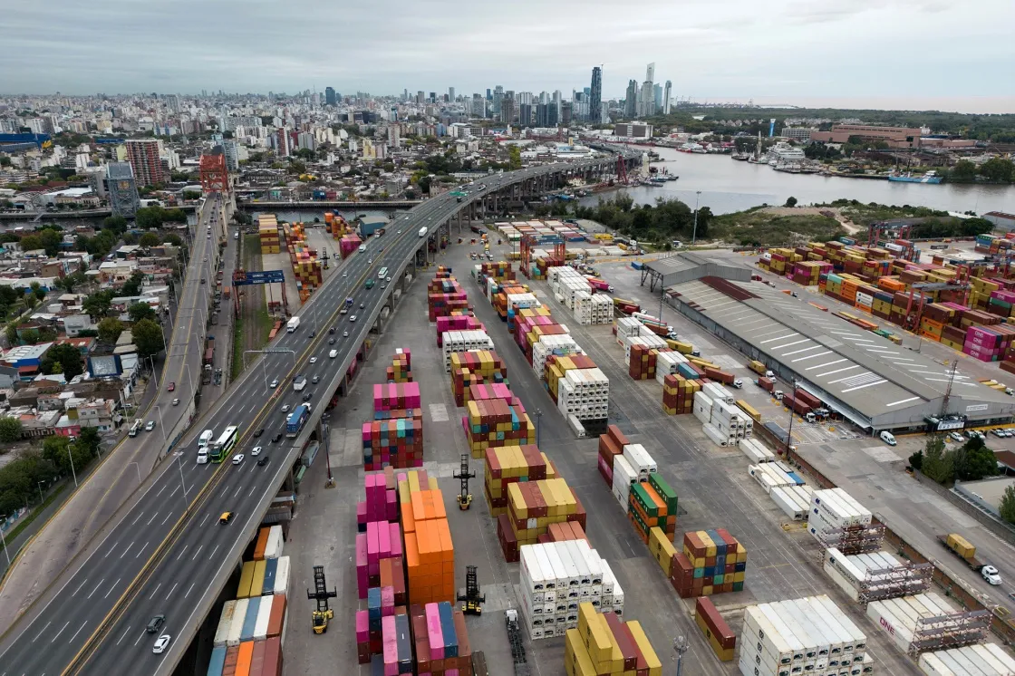 Dock Sud Port in Avellaneda,&nbsp;Argentina.