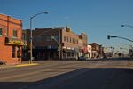 Main street in Laramie, Wyoming.