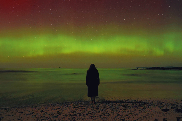 The northern lights over the Hebrides in Scotland, UK, on Feb. 27.