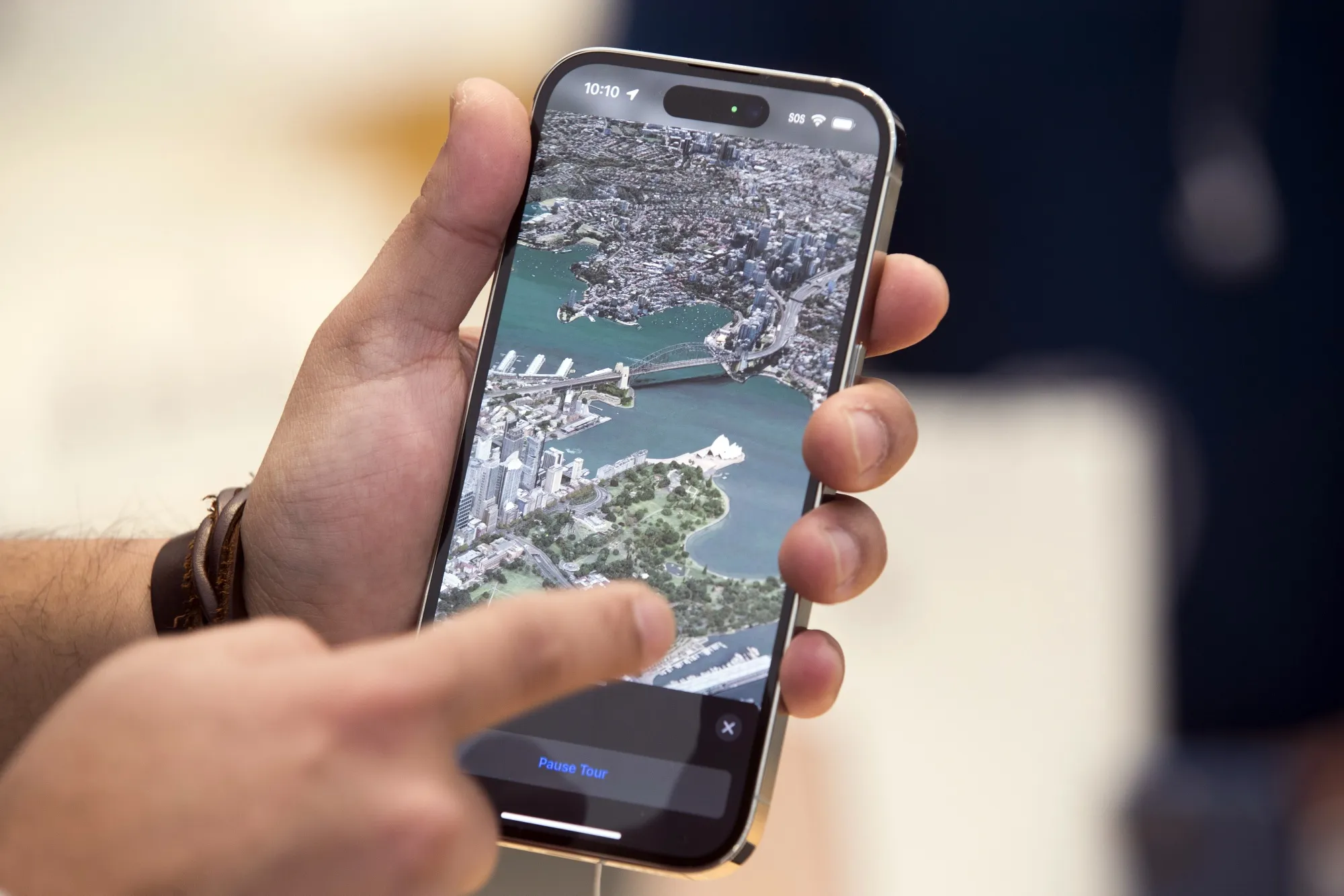 The Maps app on an iPhone.&nbsp;