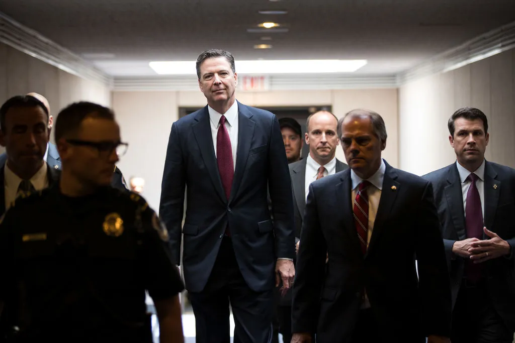 Comey's big day.
