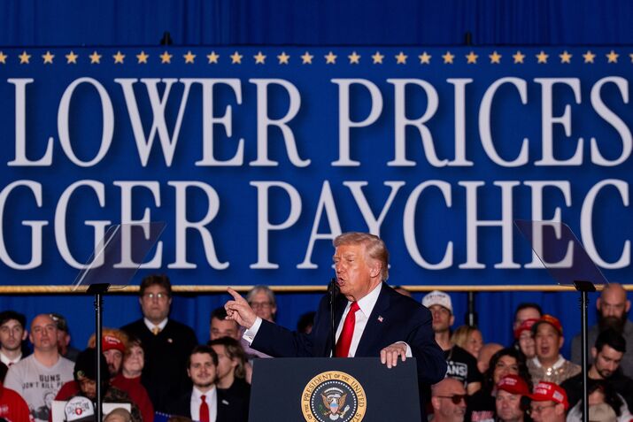 President Trump Touts Inflation Focus In Pennsylvania