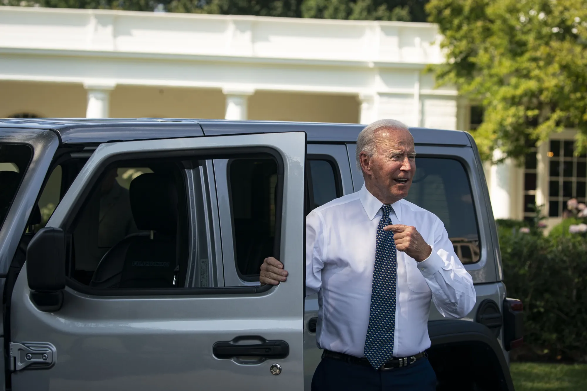 President Biden Delivers Remarks On Clean Cars And Trucks