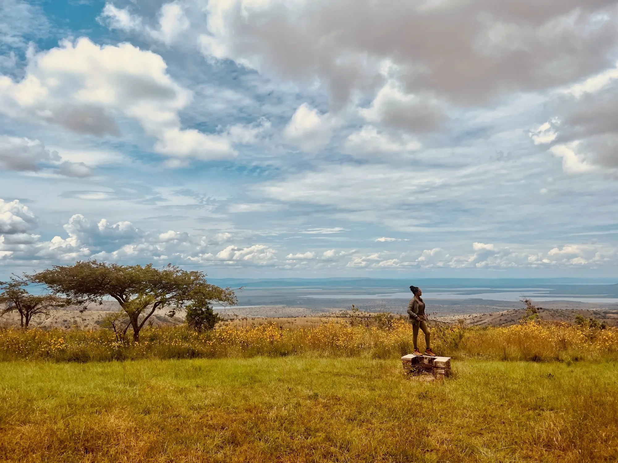 Rolling hills, lakes and wildlife at the scenic Akagera National Park in Rwanda.