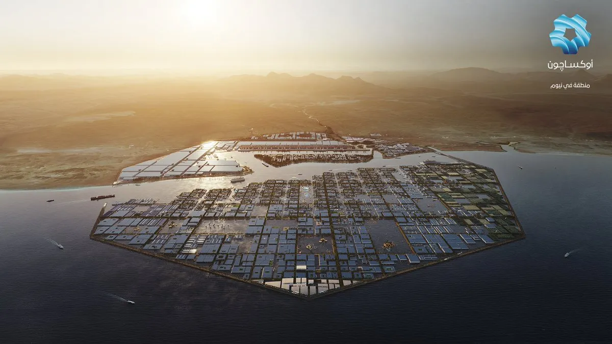 A rendering for a Neom&nbsp;project.