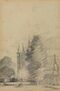 John Constable, Salisbury Cathedral: The West End. Sold for $24,558 in 2013.