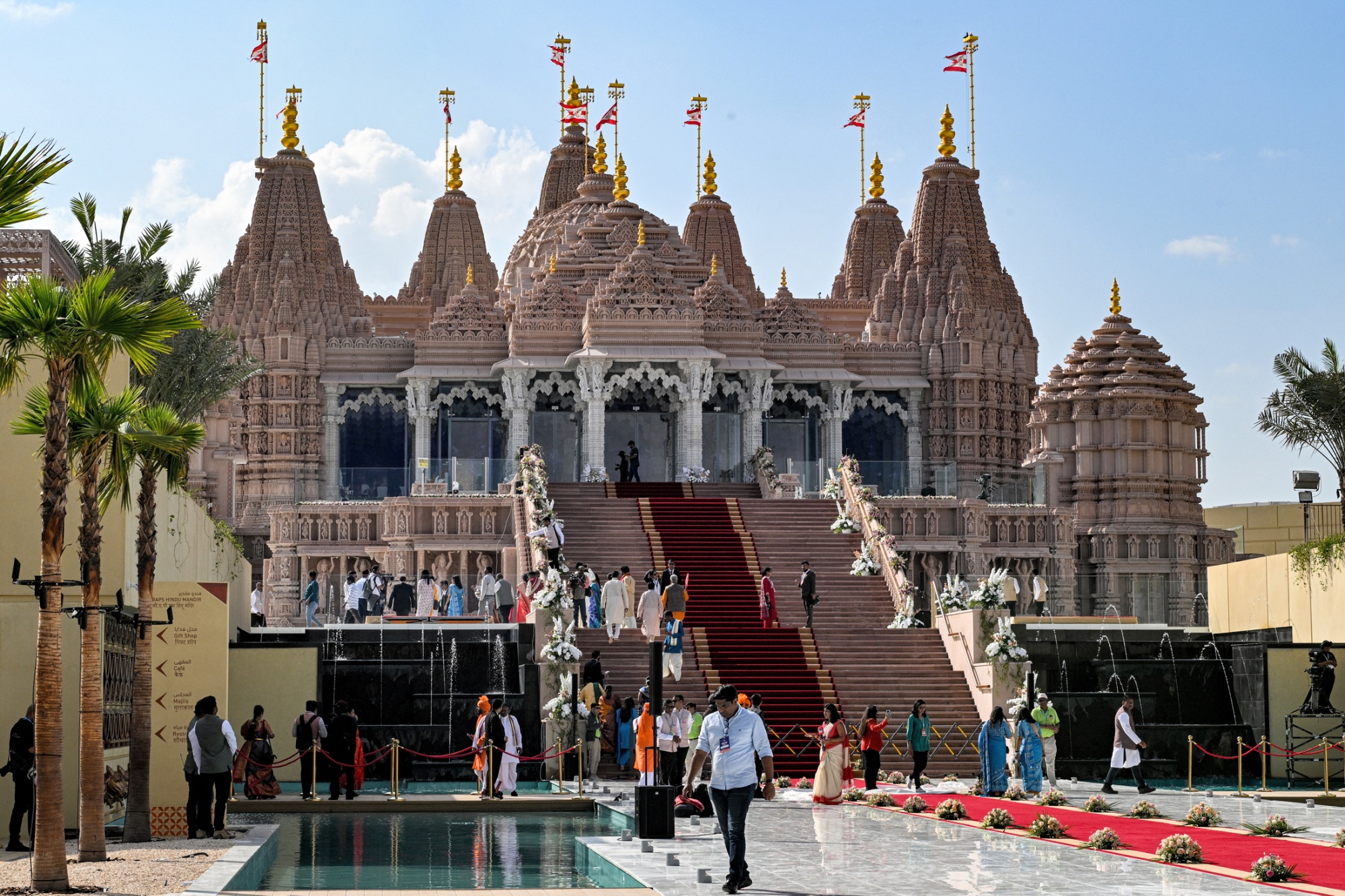 Modi Opens Abu Dhabi's First Hindu Temple, Forging Closer Ties - Bloomberg