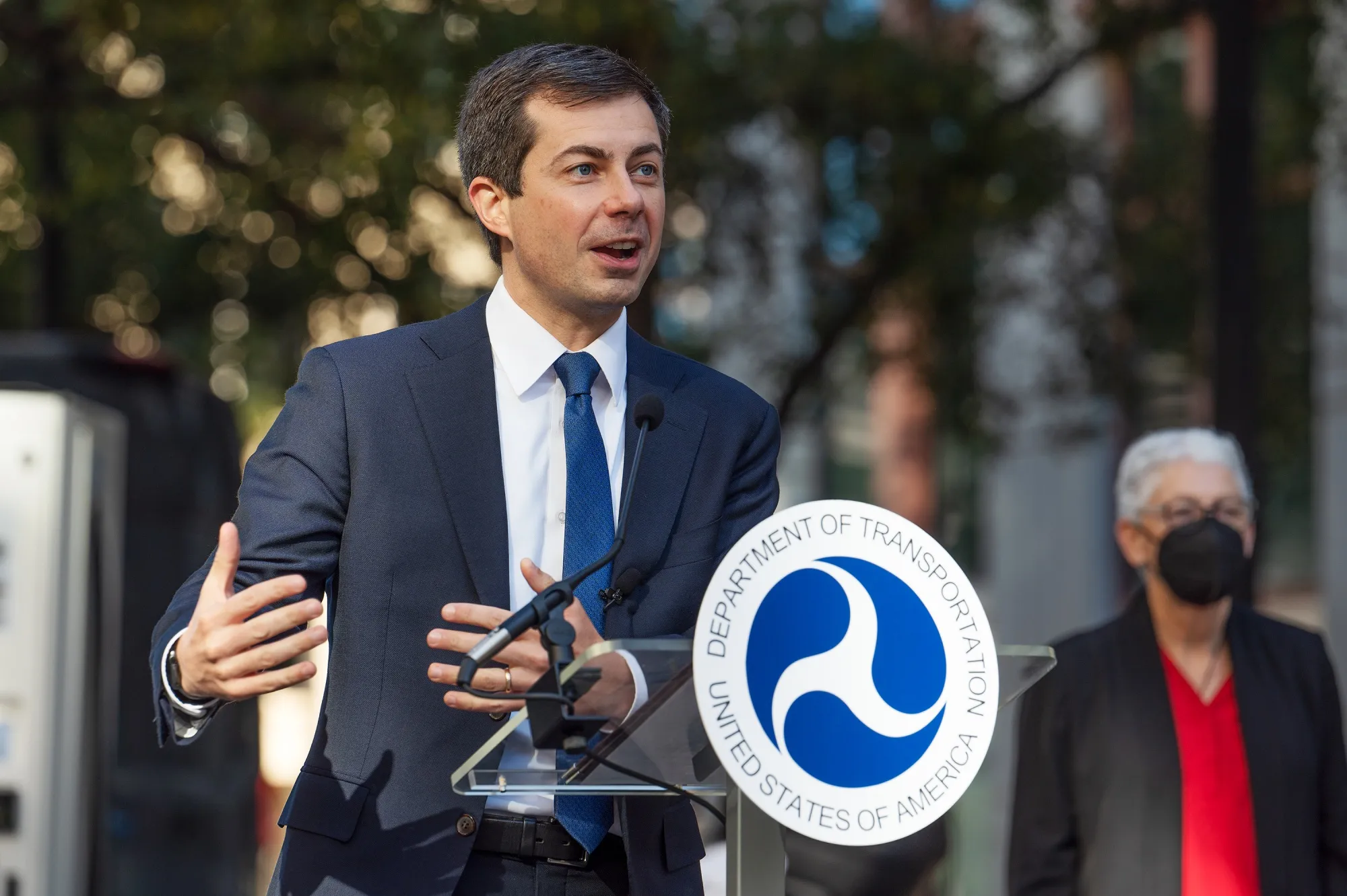 US Transportation Secretary Pete Buttigieg.