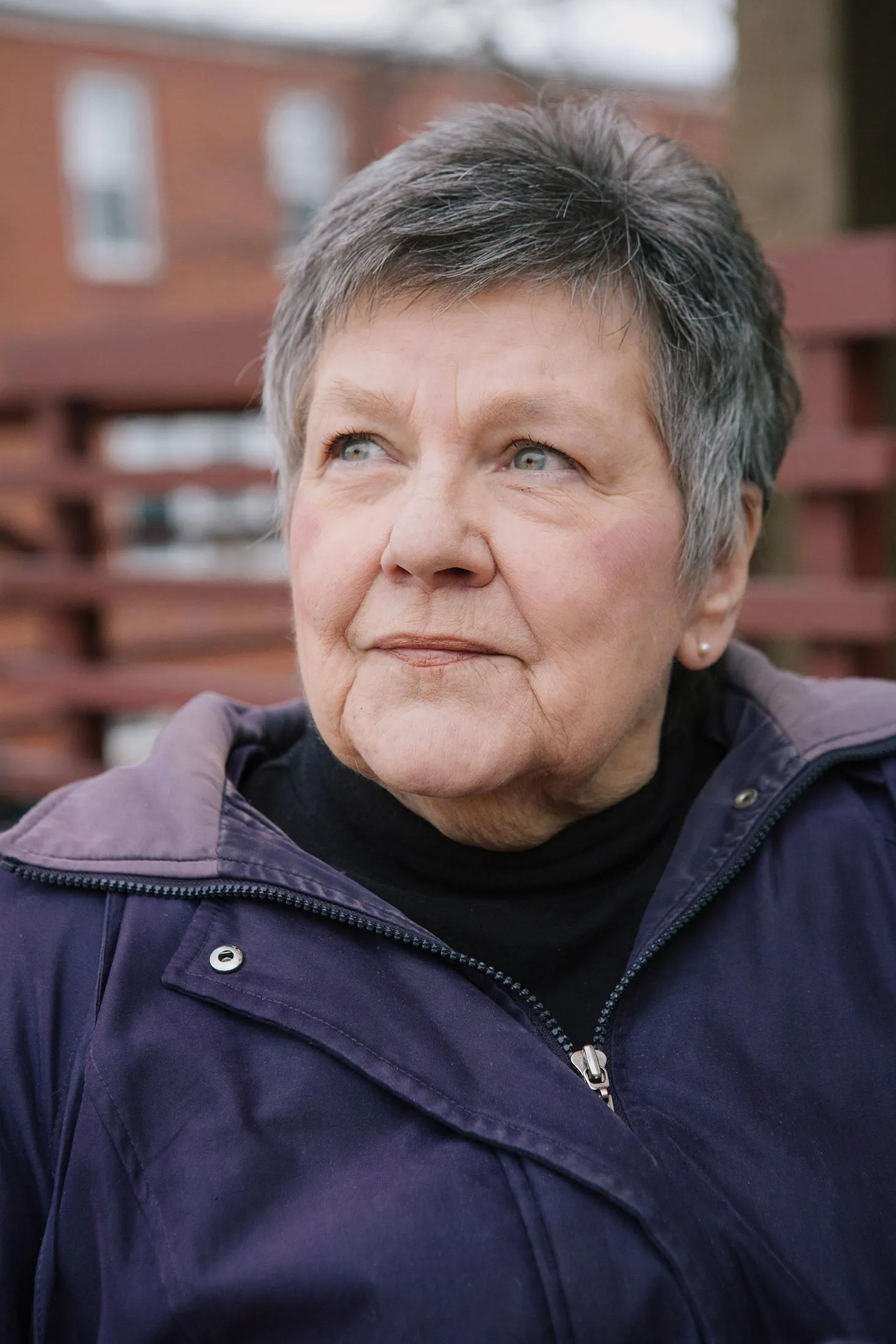 Kris Burek, a resident of Slatington, Pennsylvania, sits for a portrait on Thursday, February 26, 2026. The rising costs of energy and utility bills, particularly for those like Burek who are retired and live on a fixed income, could become central for voters in the upcoming midterm elections.  