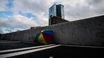 The European Central Bank (ECB) headquarters stands in Frankfurt, Germany.