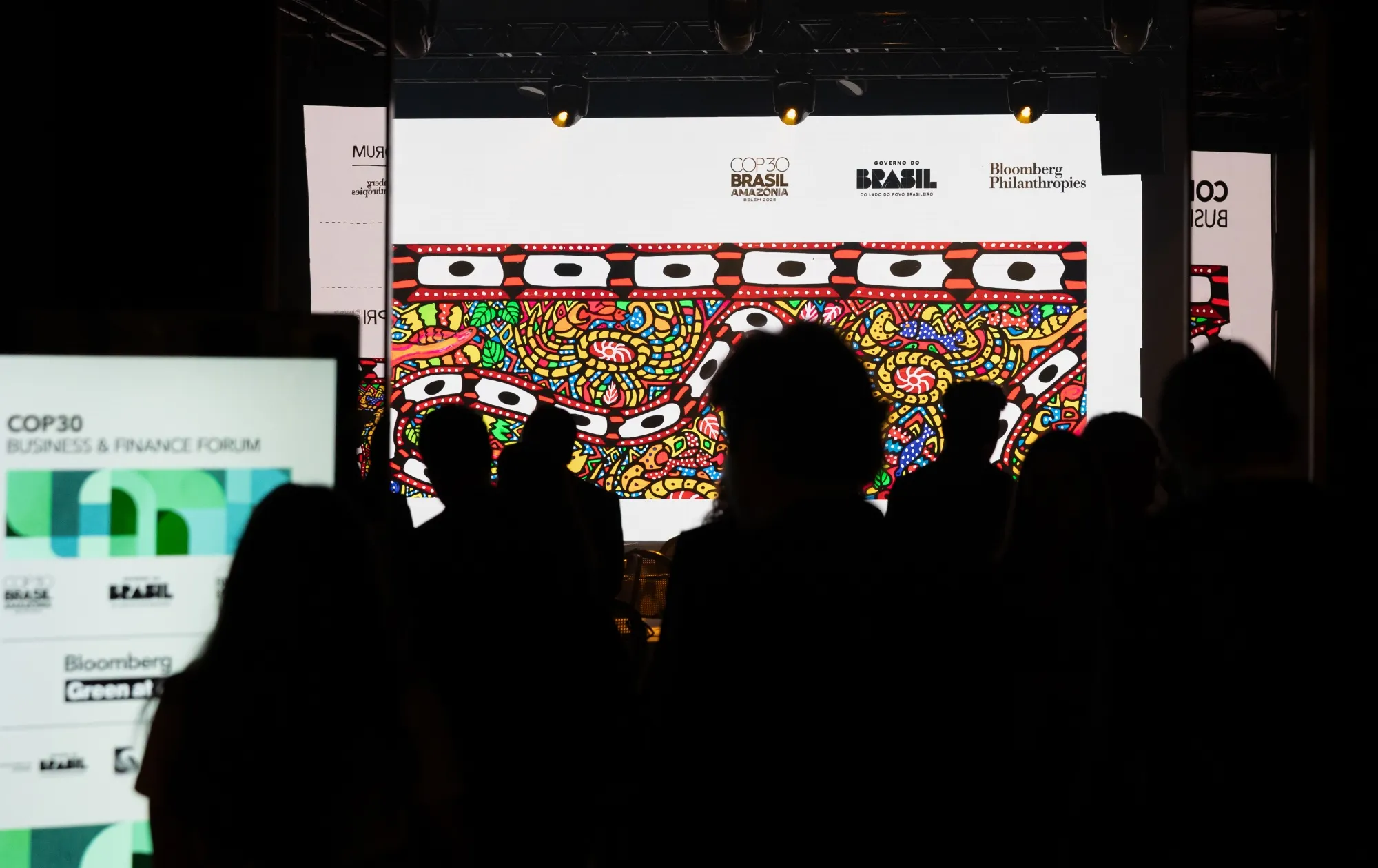 Attendees during the COP30 Business and Finance Forum in Sao Paulo.