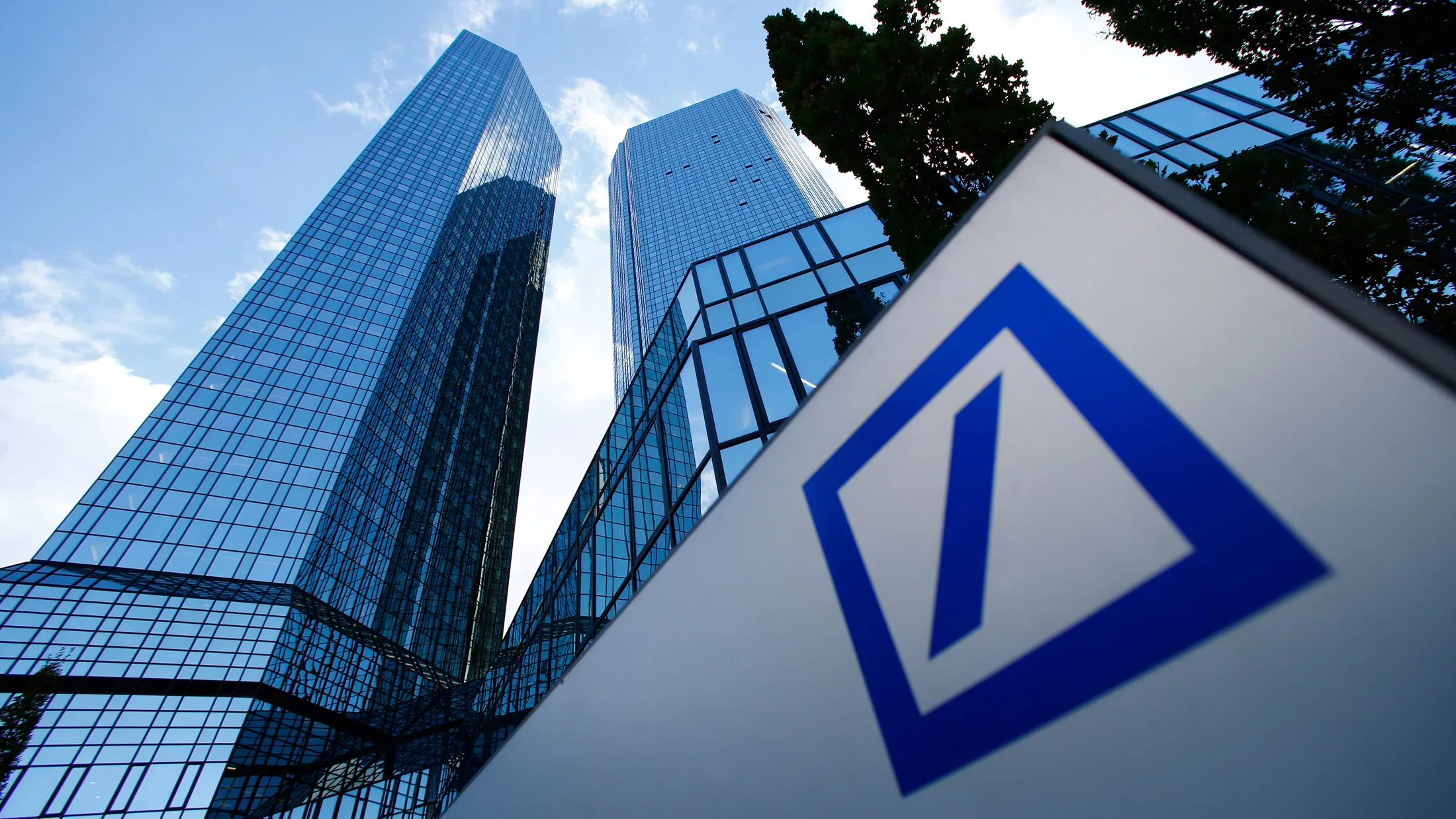 Deutsche Bank headquarters in Frankfurt.
