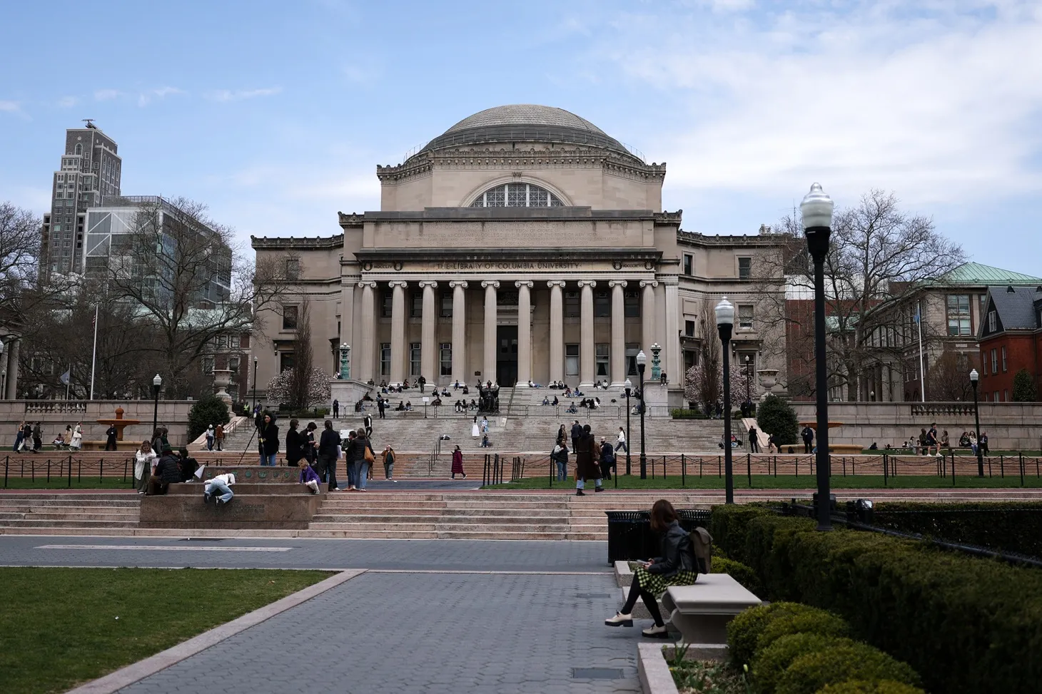 Columbia University campus in New York.