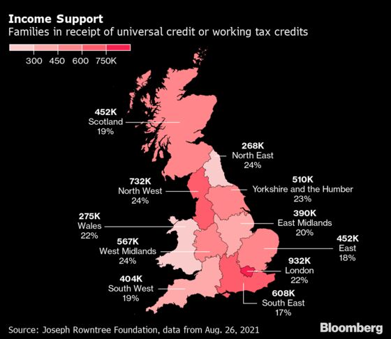 Britain’s New Aid Plan Is Fraction of Expiring Covid Bazooka