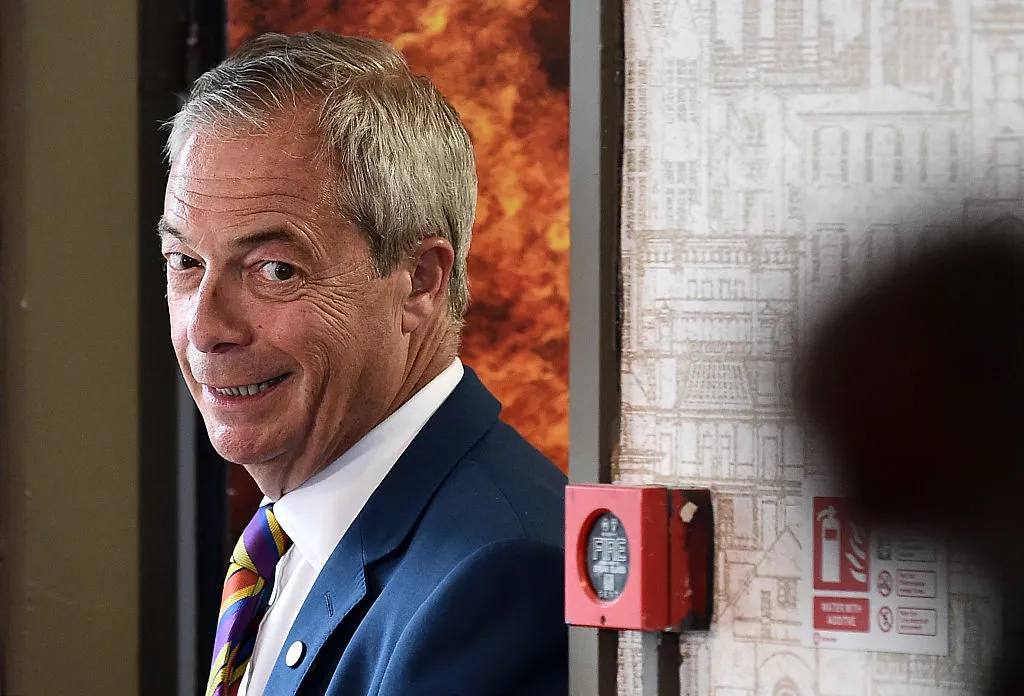 Nigel Farage.&nbsp;