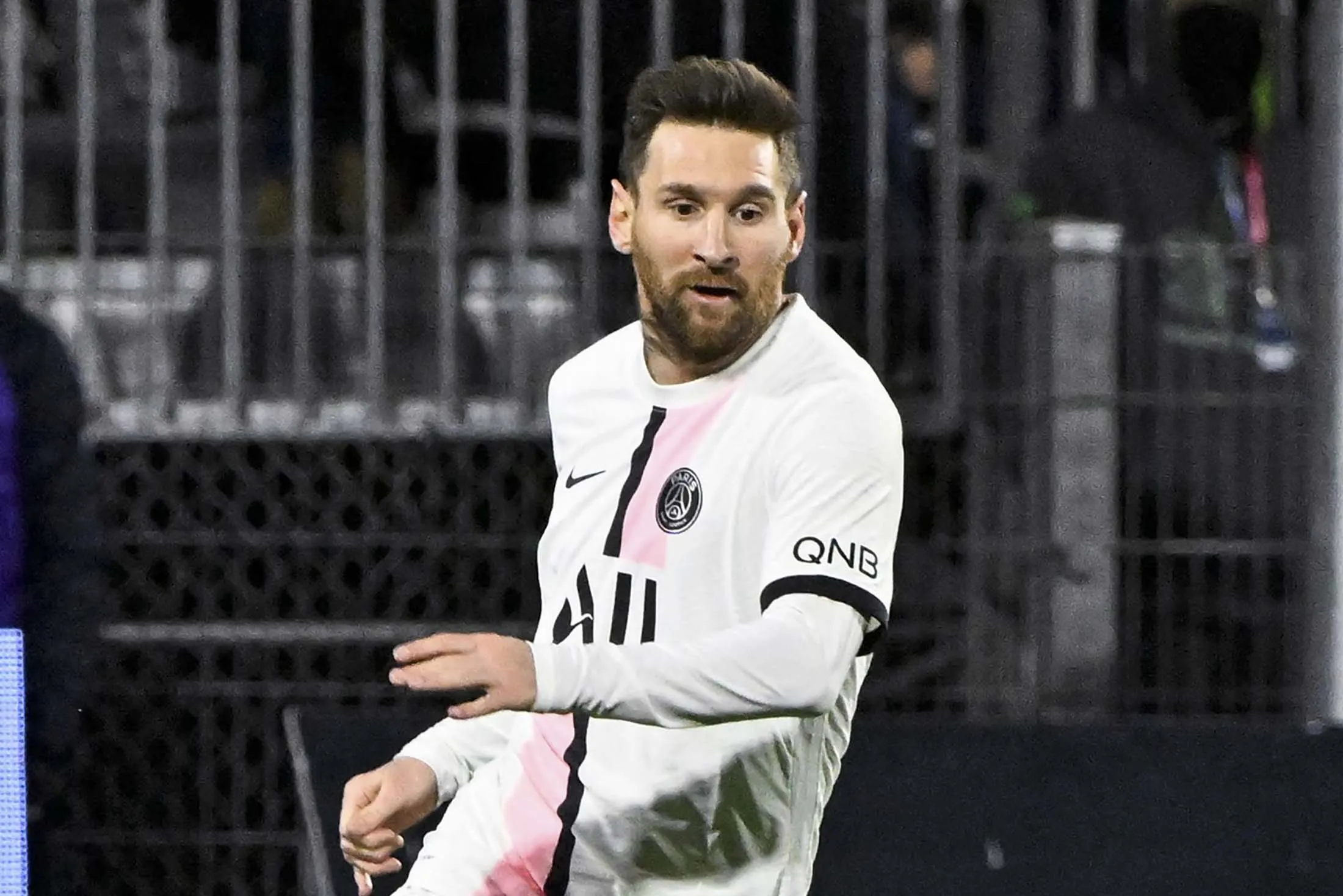 Paris Saint-Germain’s Argentinian forward Lionel Messi.