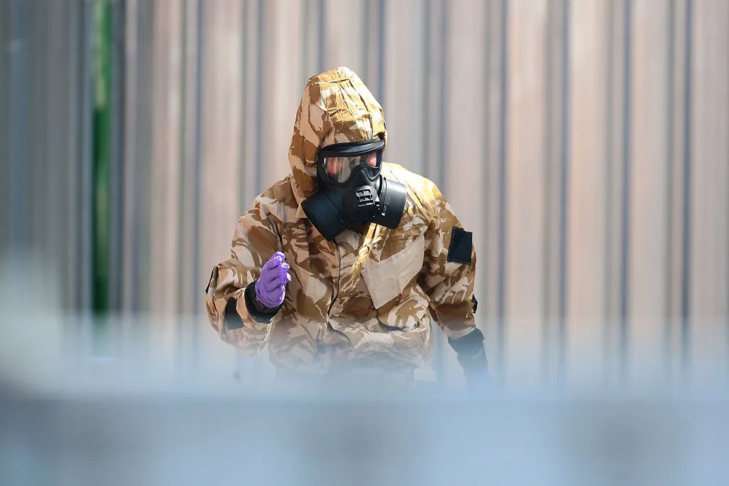 Emergency workers in Salisbury, 2018