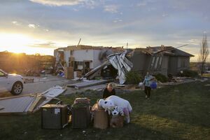 Tornadoes Collapse Buildings and Level Homes in Nebraska and Iowa
