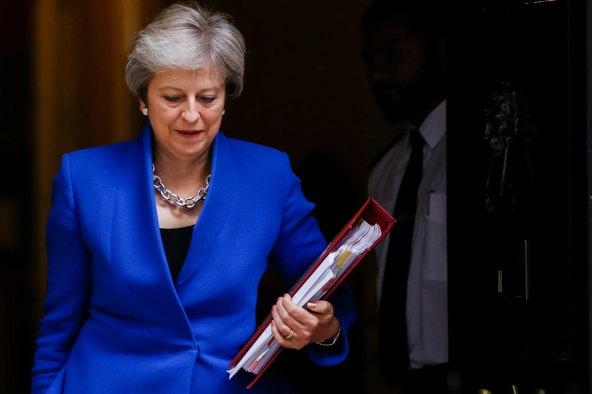 Theresa May.