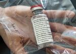 One vial of the drug Remdesivir.