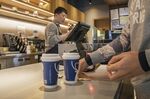 A Luckin Coffee store in Beijing.