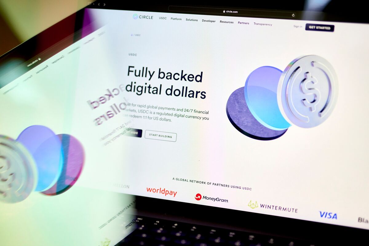 Circle aims to raise up to $624M in its US IPO, offering 24M shares at $24-$26 each, valuing it at ~$5.65B, or ~$6.7B fully diluted, at the top of the range (Bloomberg)