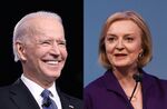 Joe Biden and Liz Truss