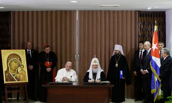 Historic meeting.
