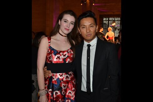 Nell Diamond and designer Prabal Gurung. Photographer: Amanda Gordon/Bloomberg