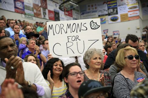 Cruz supporters on March 19 in Provo, Utah.