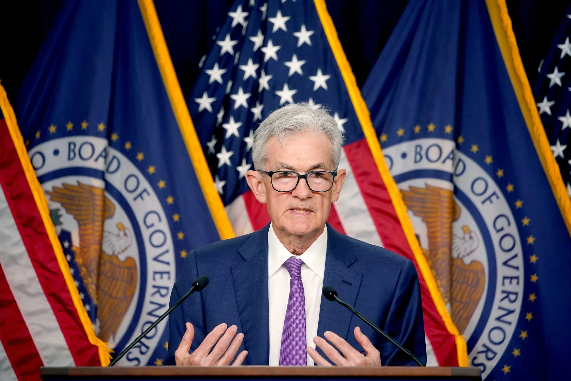 Fed Chair Powell Holds News Conference Following FOMC Rate Decision