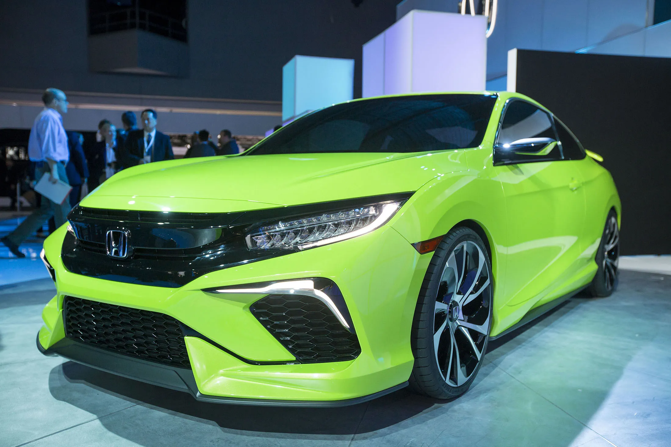 The 2015 Honda Civic compact vehicle has seen a rush of buyers this year.
