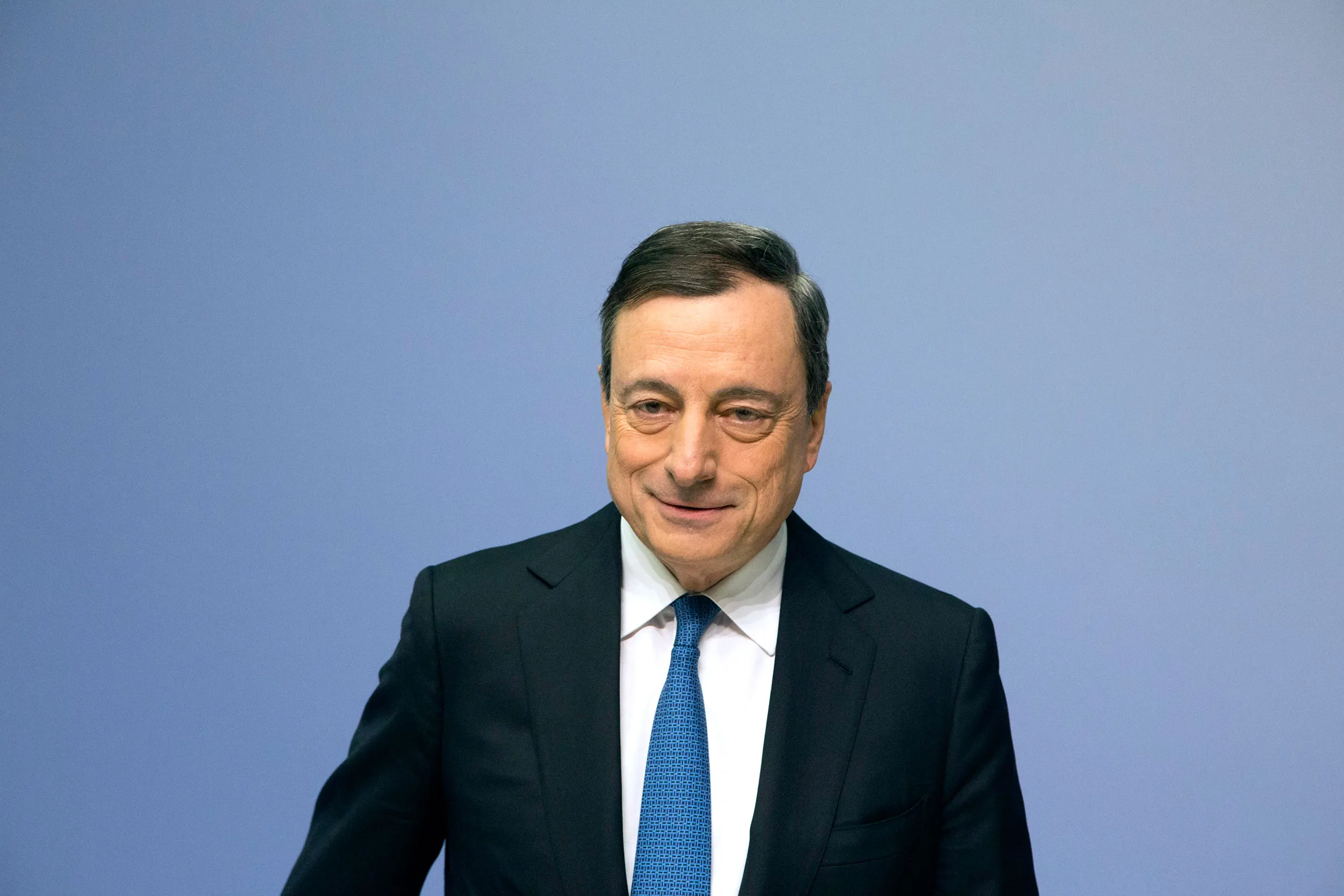 Mario Draghi, president of the European Central Bank.
