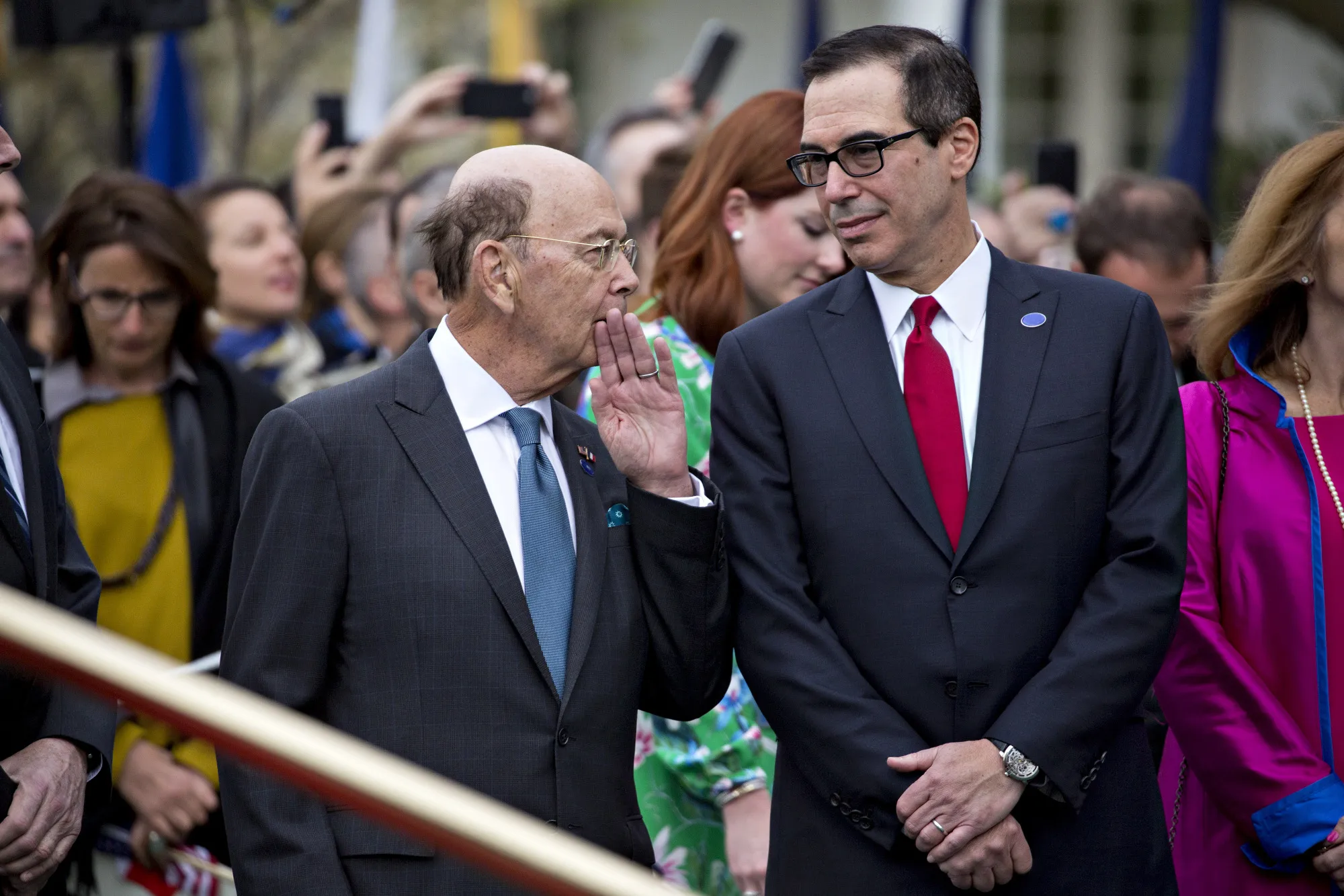 Wilbur Ross and Steven Mnuchin.