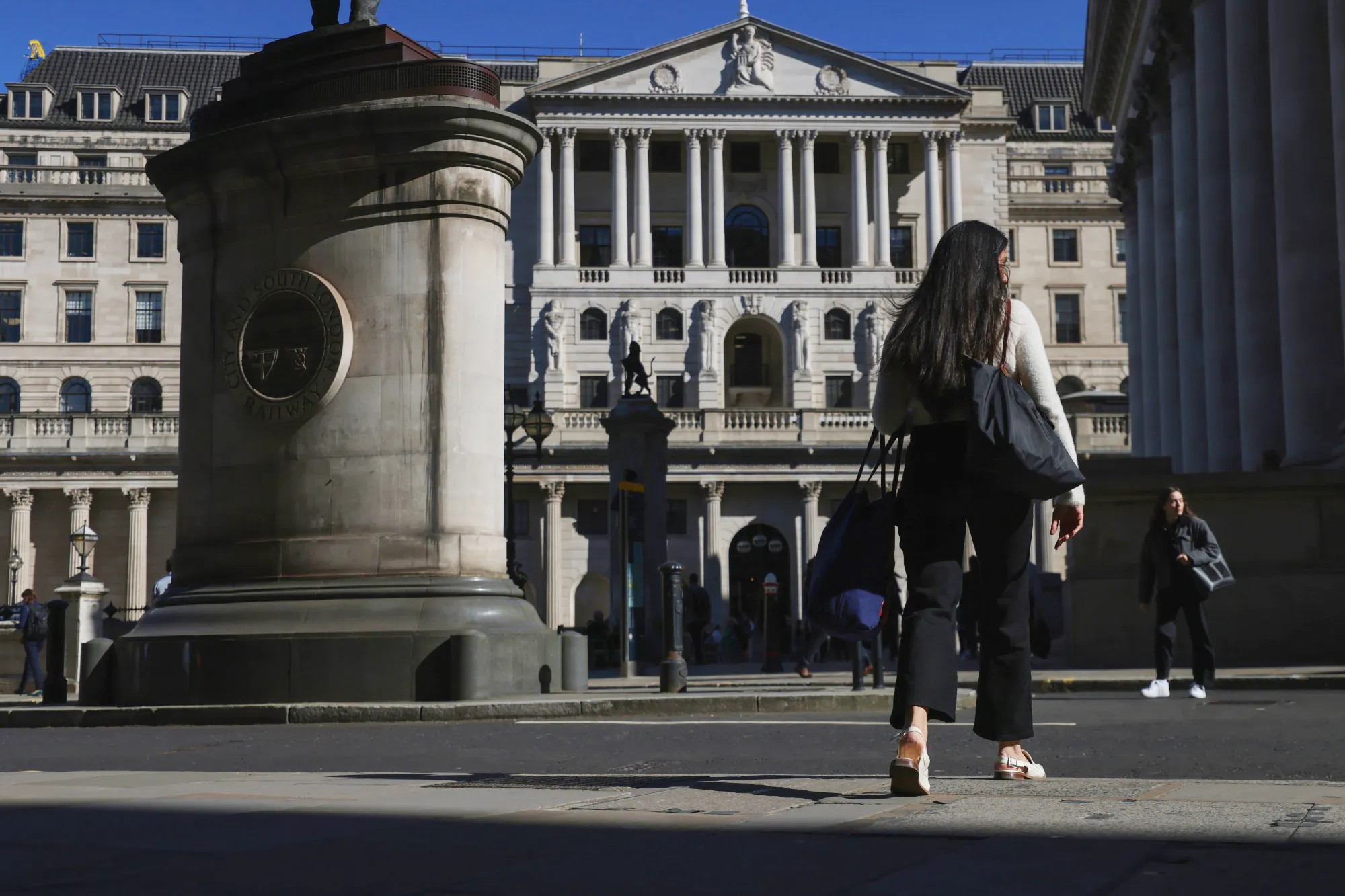 The Bank of England in London.
