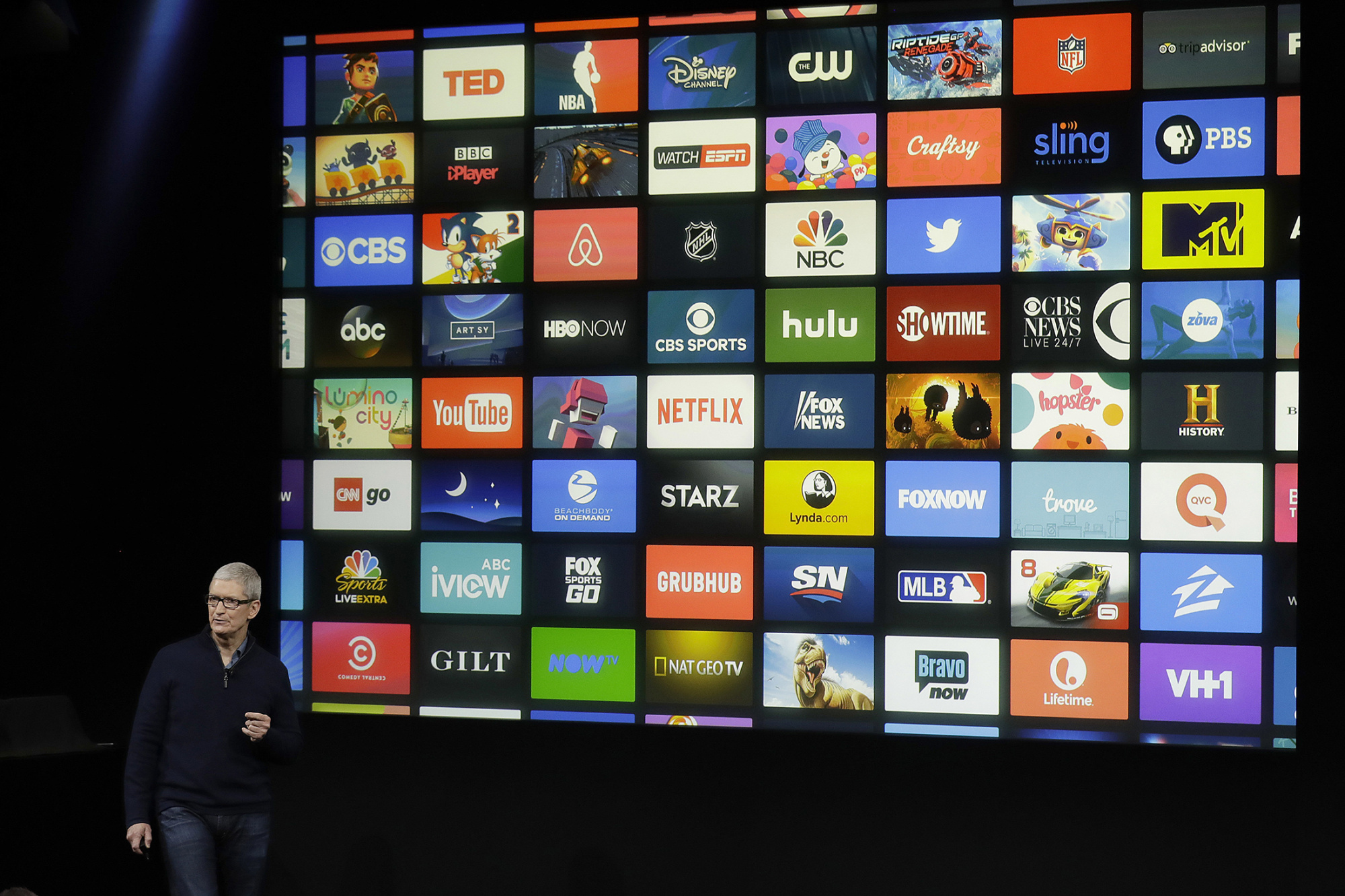 New apple store tv functions