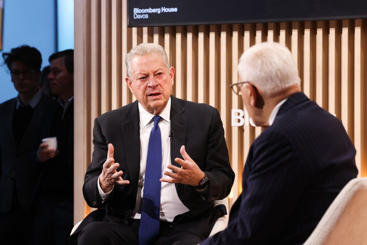 bloomberg.com - Laura Millan - US Has 'No Choice' Over Cheap Solar and Wind, Al Gore Tells Davos