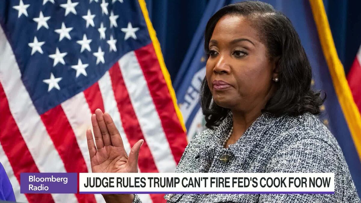 Trump Turns to Appeals Court to Let Him Oust Fed’s Cook