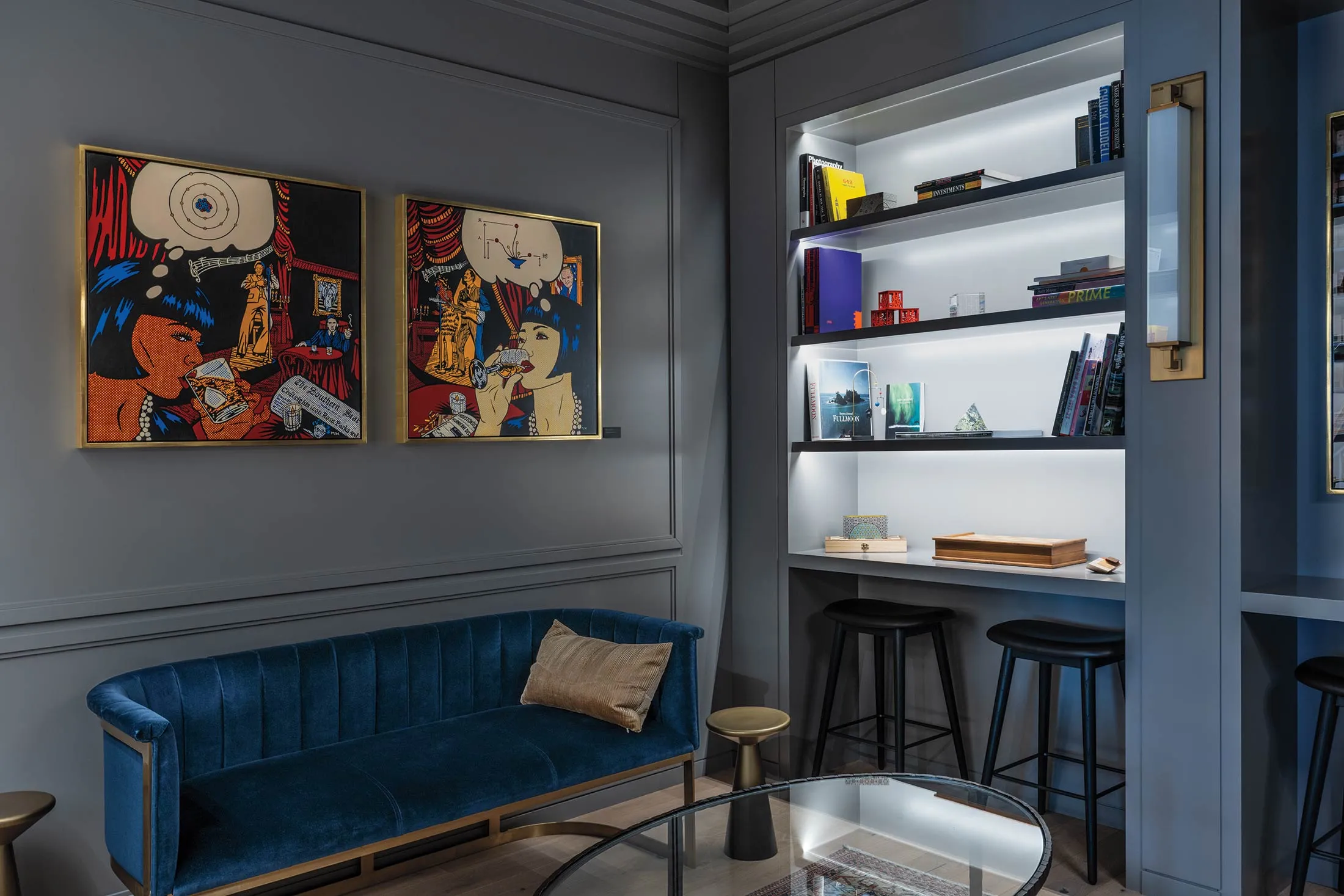 New York City Hedge Fund Hides Puzzles on Its Office Walls - Bloomberg