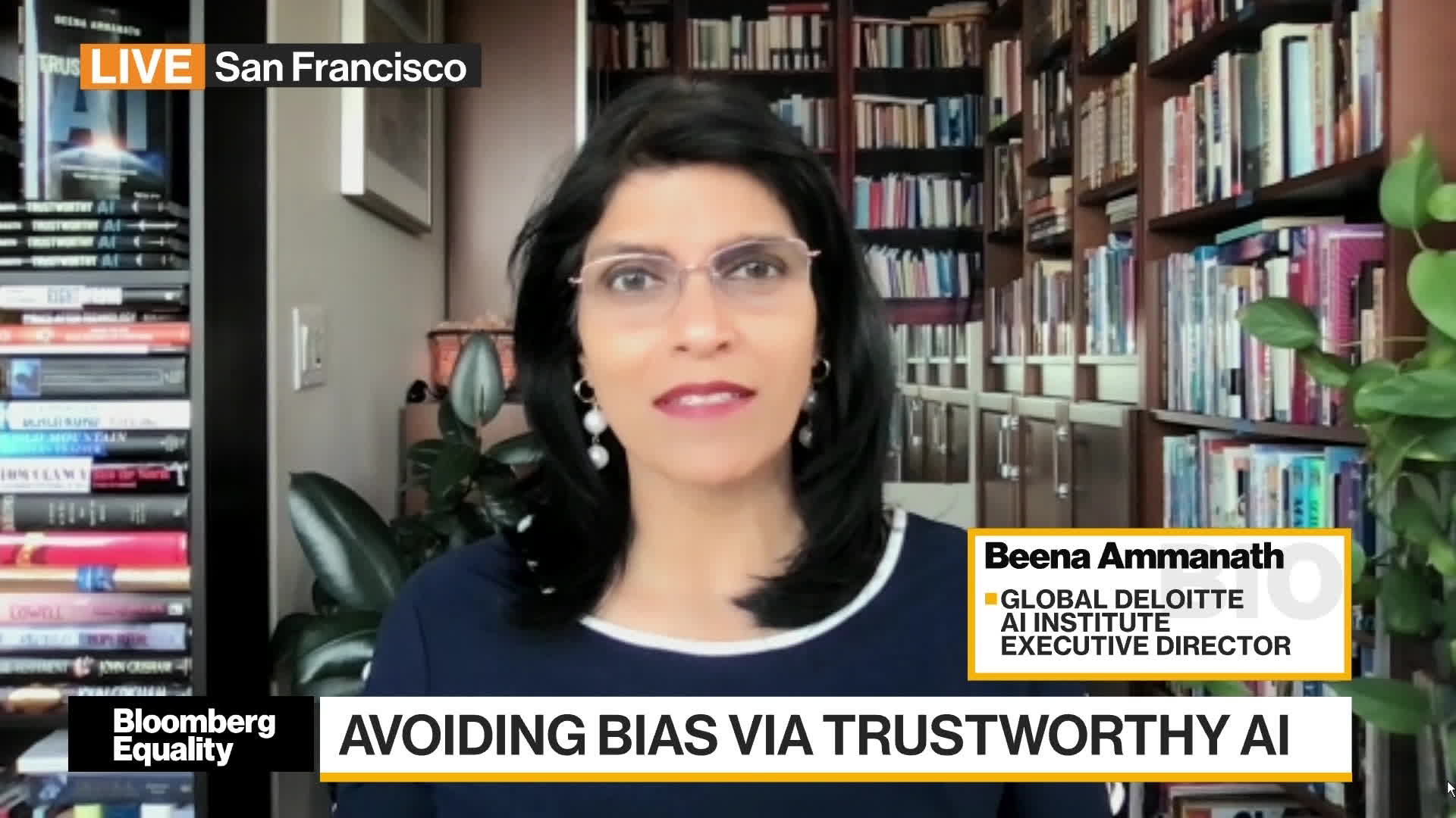 Watch Global Deloitte AI Institute's Ammanath On Trustworthy AI - Bloomberg