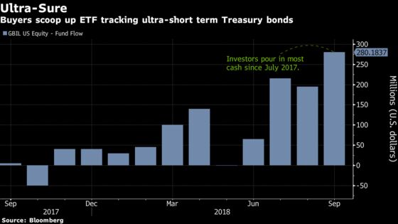 Ultra-Short Term Treasury ETFs Lure Buyers Amid Rising Rates