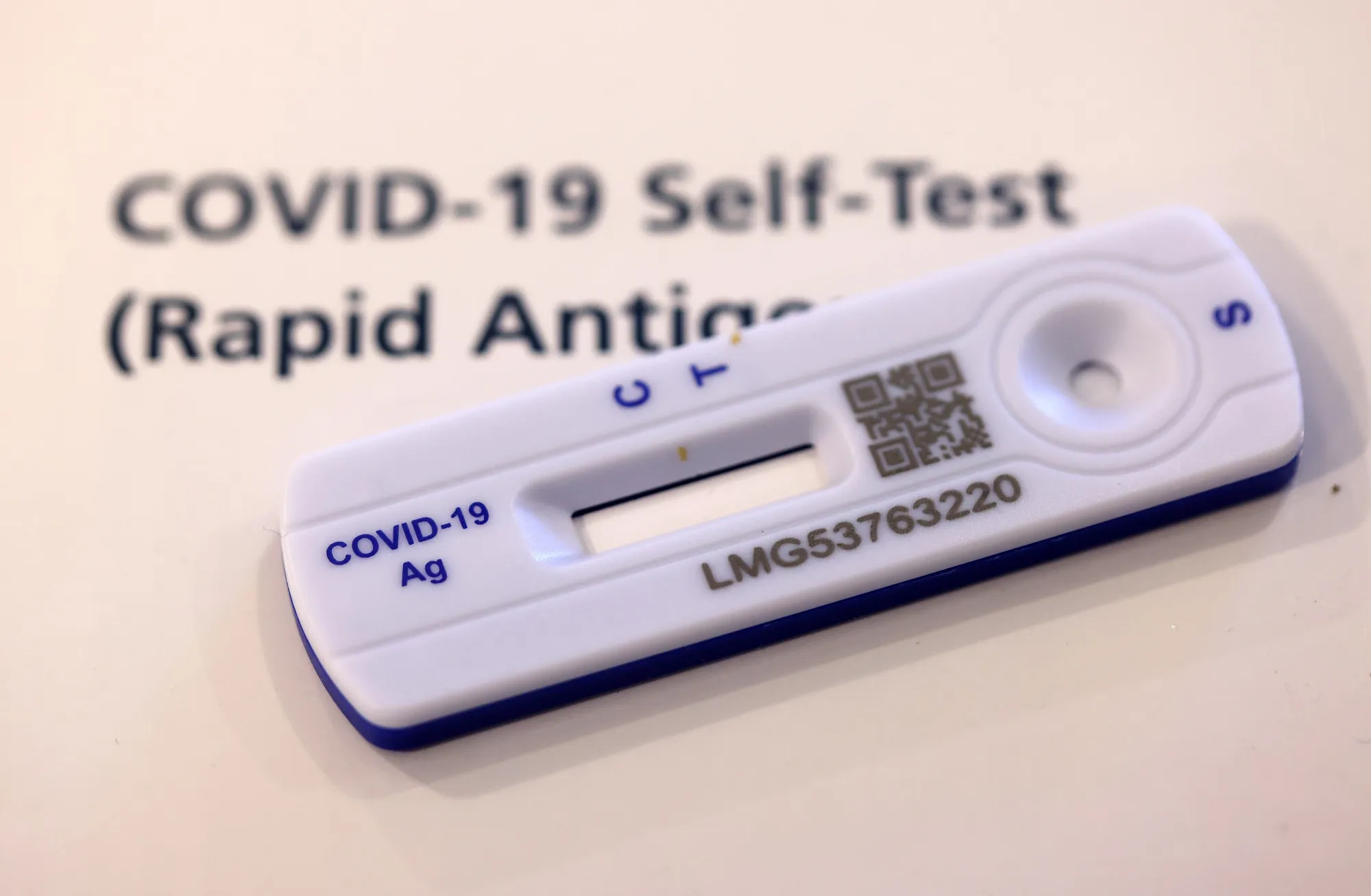 Lateral Flow Tests As Omicron Varists Spurs Scramble For Covid-19 Rapid Tests