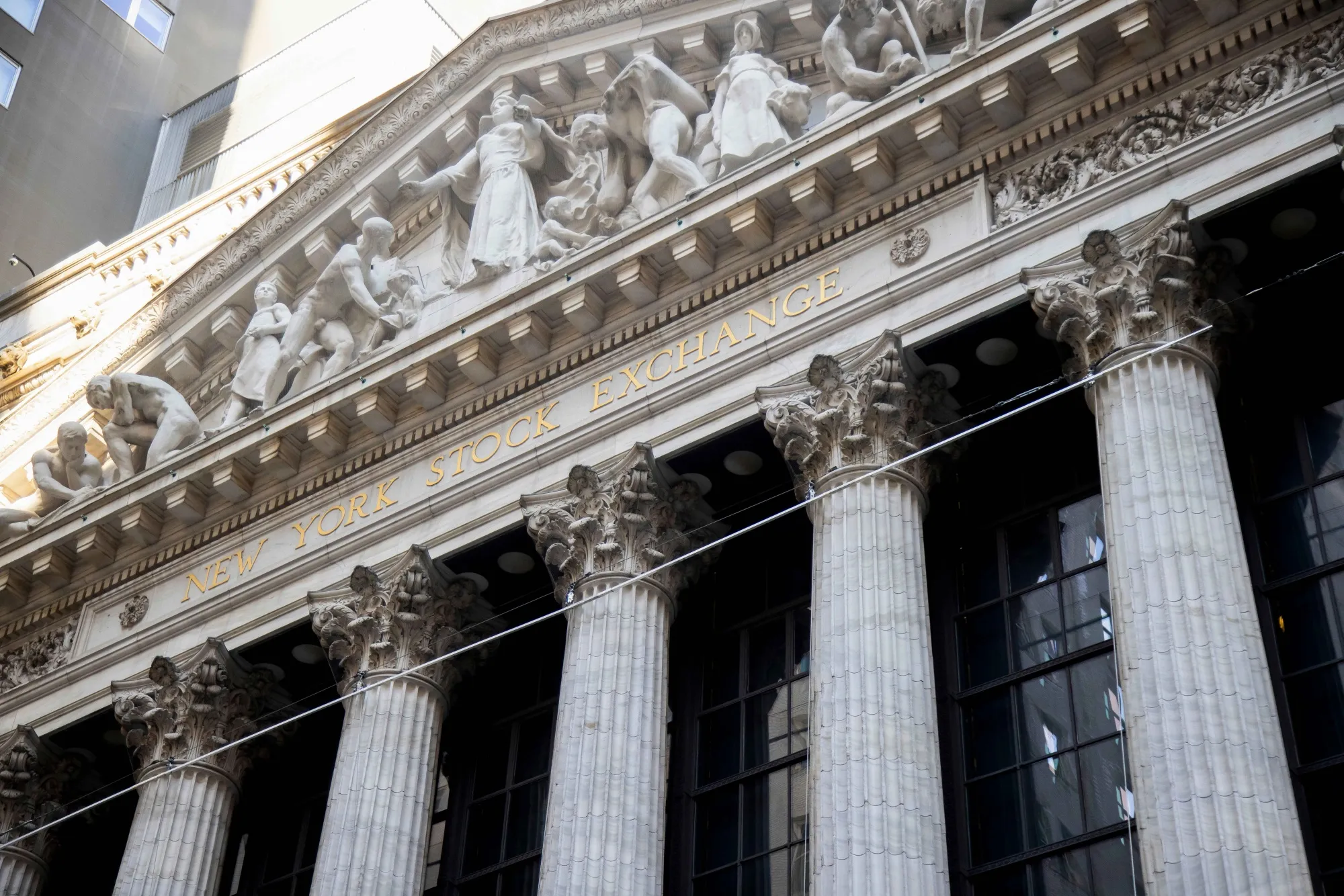 The New York Stock Exchange (NYSE) in New York, US, on Monday, Aug. 5, 2024.