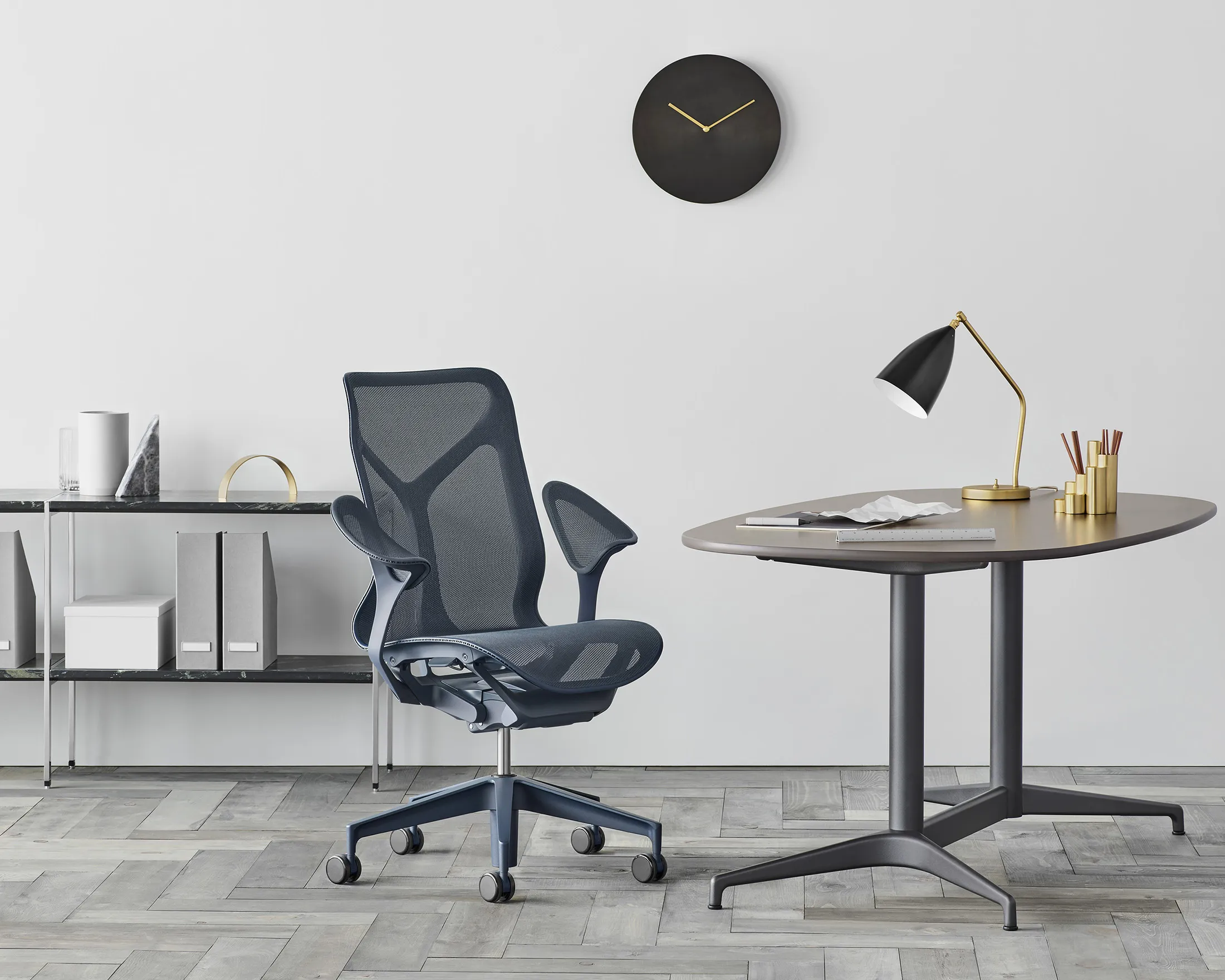A Herman Miller Cosm&nbsp;officer chair.