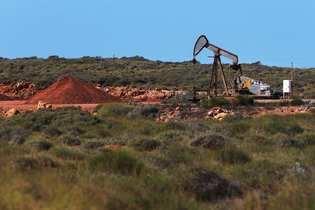 An oil well on Barrow Island.